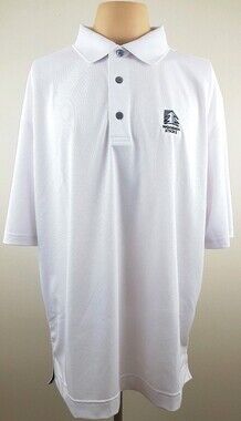 FOOTJOY FJ WOODEN STICK Mens Polo/Golf 3-Button Short Sleeve White Shirt Sz XXL